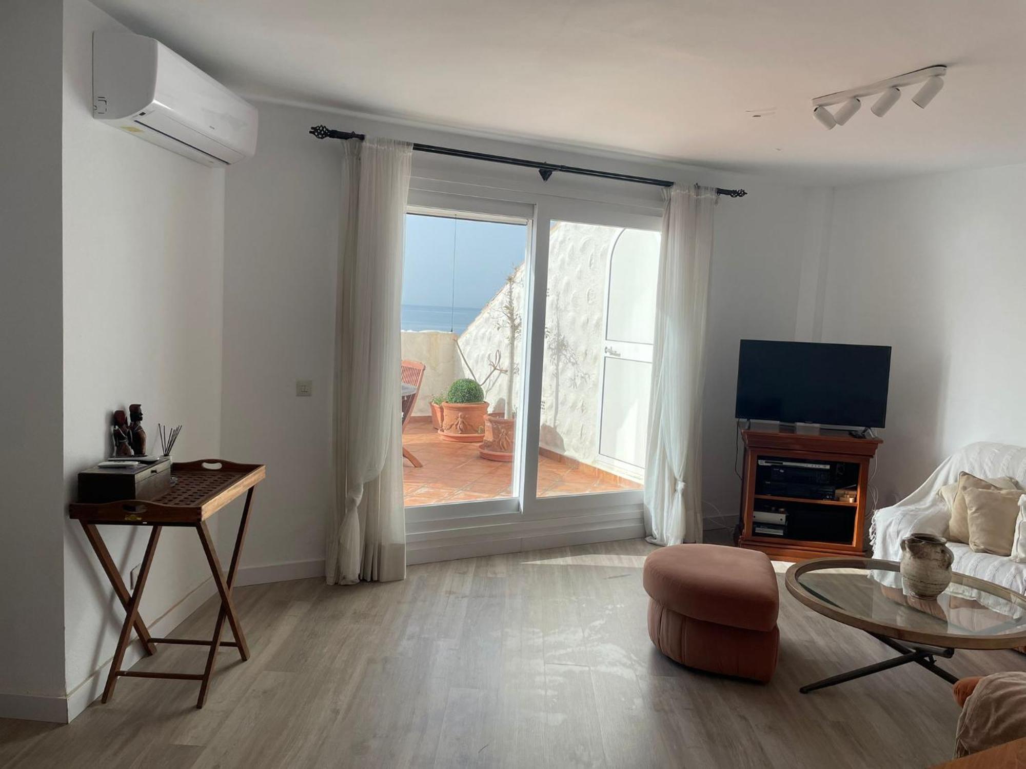 Apartamento Ático sobre el Mar Benajarafe Exterior foto